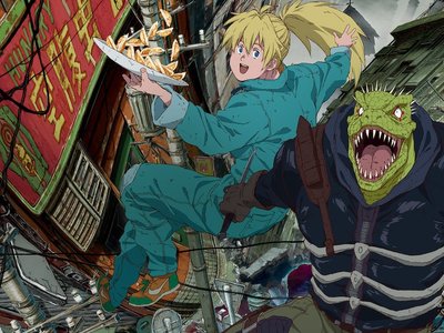 Capa para o Anime Dorohedoro.